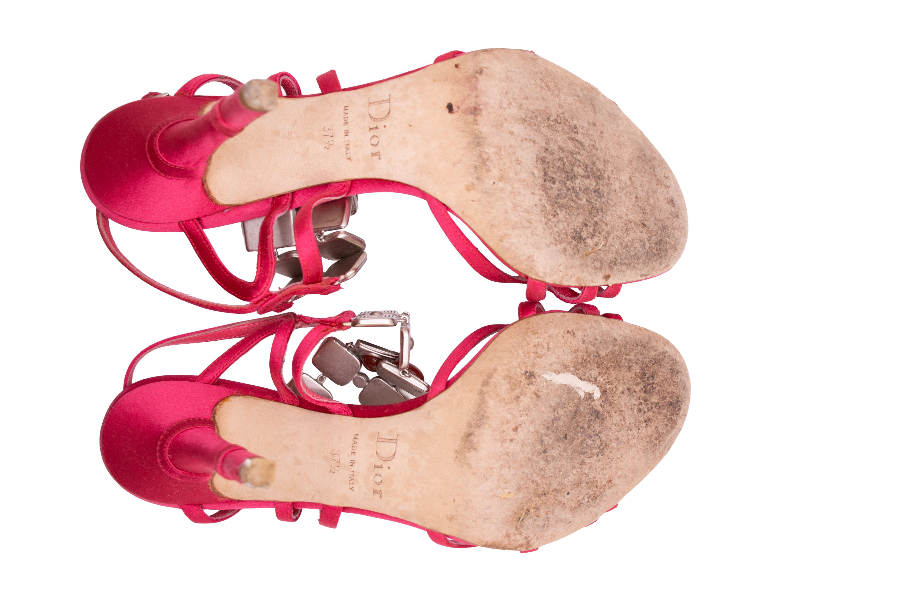 Dior Hot Pink Stone Embellished